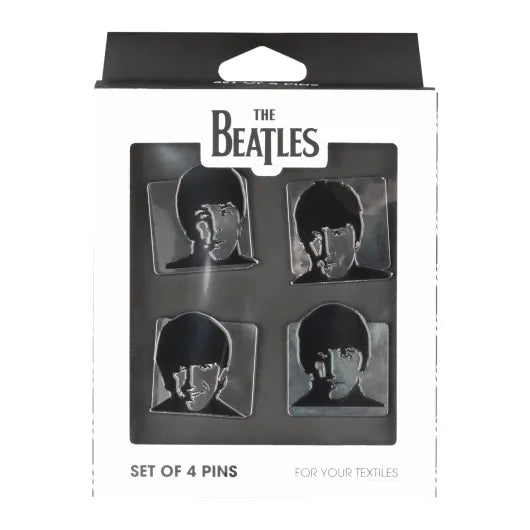 Set de 4 pins The Beatles esmaltados · Oficial - vista 2