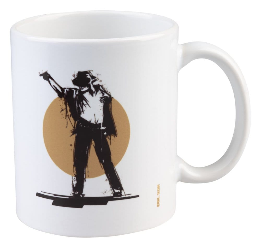 Taza Michael Jackson King of Pop blanca 350 ml oficial - vista 1