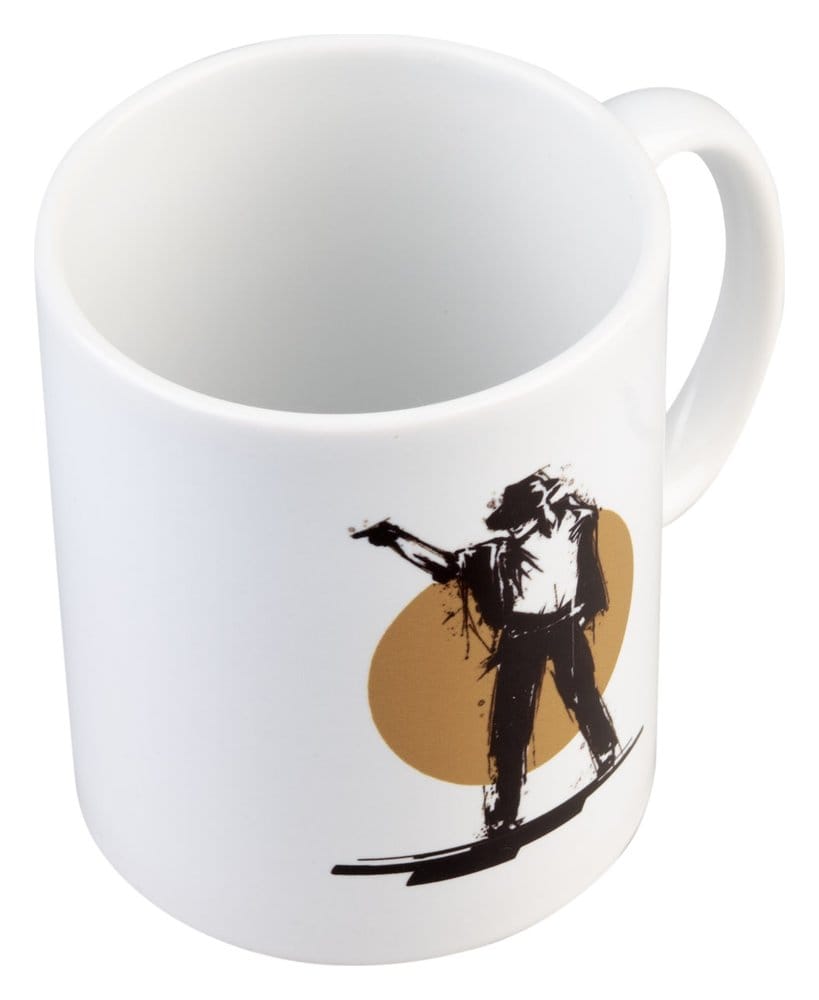 Taza Michael Jackson King of Pop blanca 350 ml oficial - vista 3